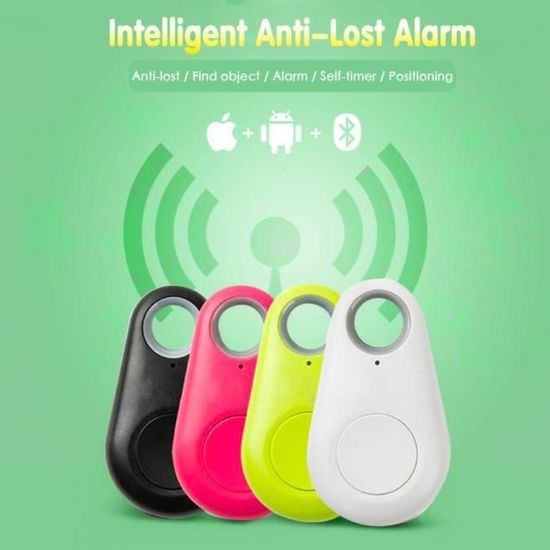 Tracker Bluetooth Mini – 4.0, Portée 10 M – Pour Clés, Animaux, Sacs – Alerte Anti-perte Et Localisation Via Appli – Pile CR2032 Incluse