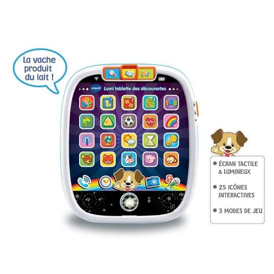 Tablette Éducative VTech Lumi - 25 Touches Interactives Pour Bébé Dès 9 Mois (Français)