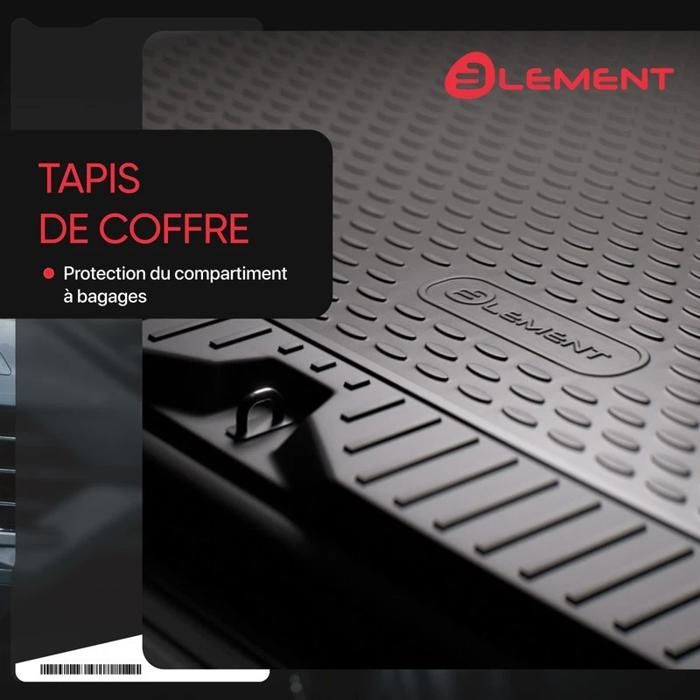 Tapis De Sol Et Coffre 3D Pour Jeep Avenger (2023-2025) Essence - Caoutchouc TPE, Protection Haute Bordure, Antidérapant