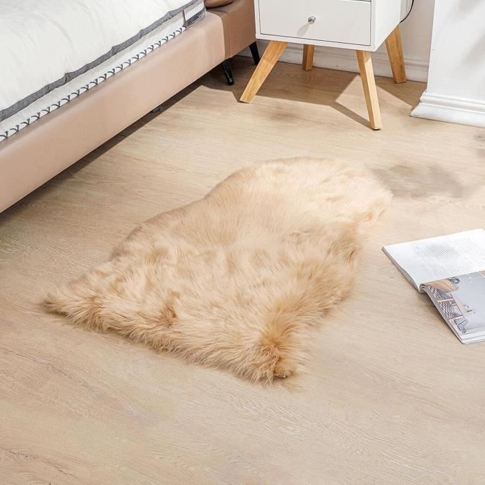 Tapis Peau De Mouton Synthetique