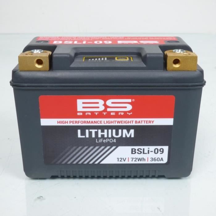 Batterie moto 12v BS Lithium Ion BSLI-01