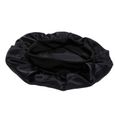 Bonnet de couchage bonnet en satin (taille unique) Noir-2
