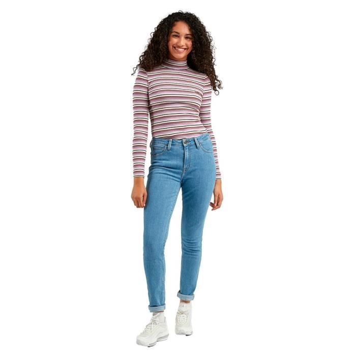 Jeans Lee Slender Secret Taille 52 - Coupe Droite Stretch - Très Bon état Occasion