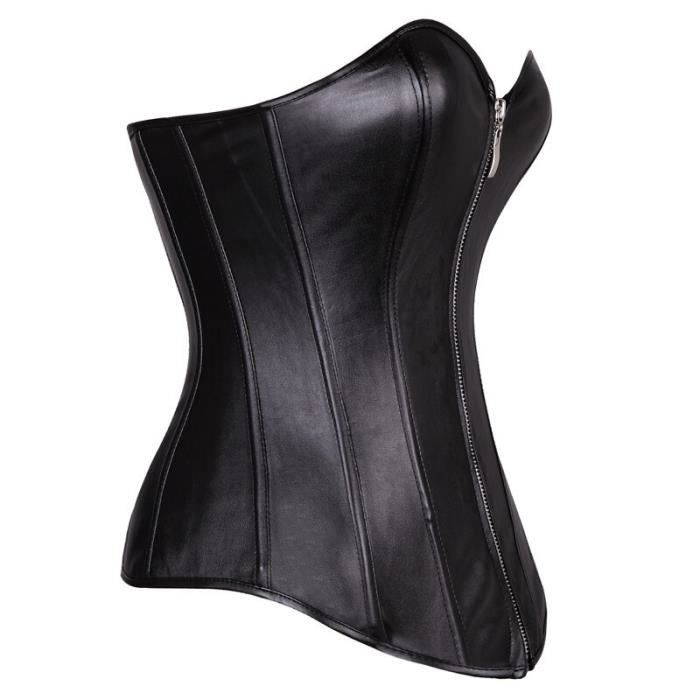 Bustier en online cuir femme