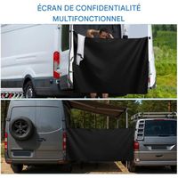 Rideau Brise-Vue Magnétique Pour Fenêtre Arrière De Voiture - Protection Solaire Camping, 180x230cm