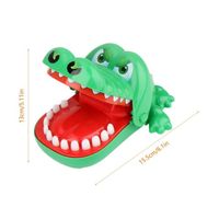 JYNVO Jeu Crocodile Dentiste – 2 Crocos Classiques, Jeu De Société Bite Doigt, Sans Piles, Cadeau Enfant Adulte, Fête Anniversaire