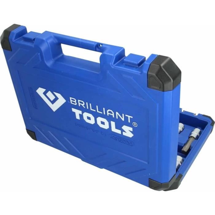 Douille 6 Pans 1/2 BRILLIANT TOOLS 27mm - Acier Chrome Vanadium, Qualité Professionnelle