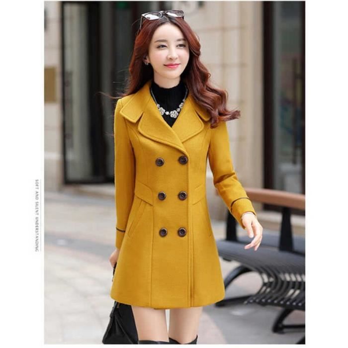 Manteau jaune fille new arrivals