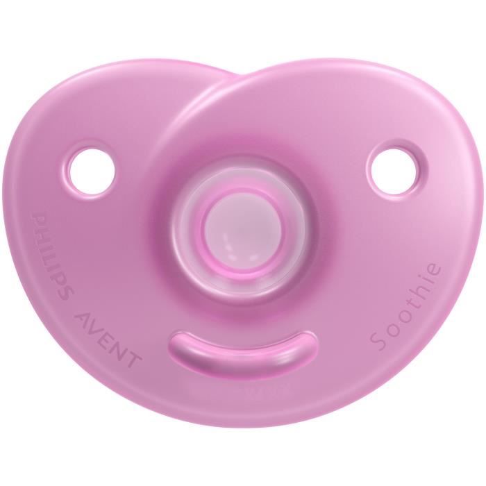 AVENT SUCETTES SOOTHIE ORTHODONTIQUE 0-6 MOIS