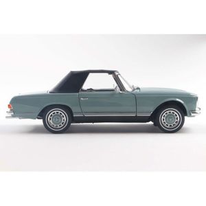 Iceland Modèle Voiture Mercedes 300 SL Argent à L'Échelle 1:36 - Voiture Miniature Métal Avec Portes Ouvrables