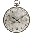 Horloge métal Vitre bombée Diam 55 cm Atmosphera-0