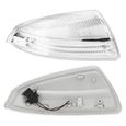 Atyhao A2048200821 Paire Lampe de Clignotant LED de Rétroviseur A2048200721 pour Mercedes-Benz C-Classe W204 08-10-0