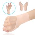 Dioche attelle de protection de poignet 2 pièces Silicone protecteur pouce poignet attelle soulager la douleur pour l'arthrite de-0