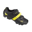 Chaussures VTT Ges Vantage2 - Noir/Jaune Fluo - 3 Velcros - Compatible SPD-0