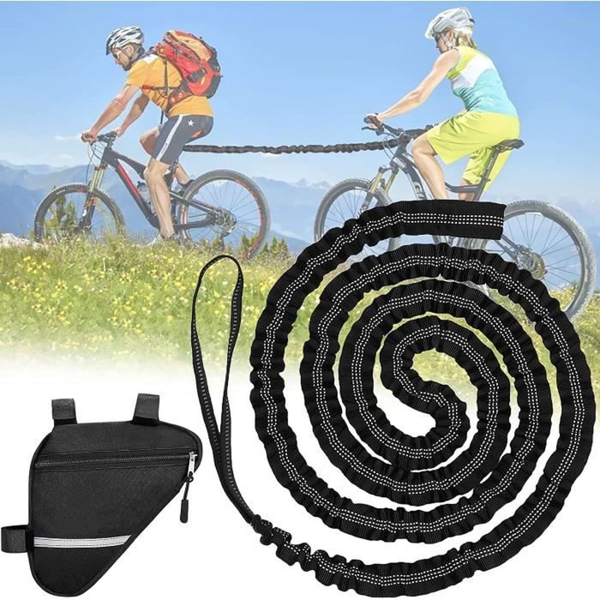 LXYANW Corde De Remorquage Vélo Pour Enfants, Corde De Traction De 2,5