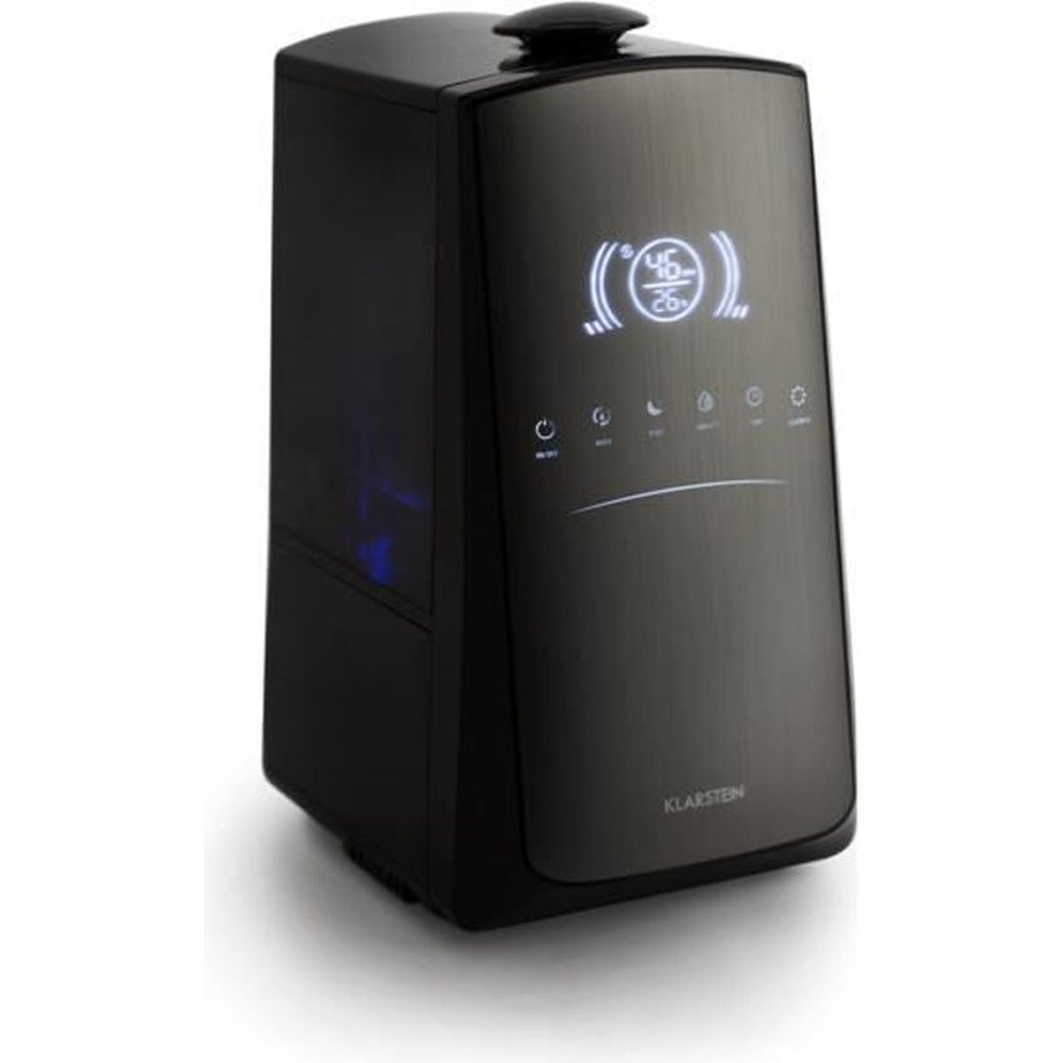 Humidificateur Ioniseur Purificateur d/'Air à Ultrasons Aromathérapie 4,5l Noir