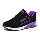 CHAUSSURES DE RUNNING Femme - HENRVIEG - Respirant et Léger - Confortable Air Antidérapant Basket - Noir Violet