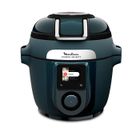 MOULINEX - Cookeo Infinity - Air fryer + multicuiseur sous pression - Sans pale de mélange - 17 programmes - Bleu Trust - CE97GUF0