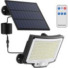 Lampe solaire - QJRRX - 228LED - Détecteur de mouvement - 3 modes - Étanchéité IP67
