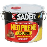 SADER Colle contact néoprène liquide seau - 2.5 L
