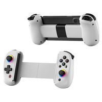 Manette de jeu sans fil Bluetooth avec lumière RVB pour PS3,PS4,Nintendo Switch - Poignée Rétractable pour Téléphone-Tablette