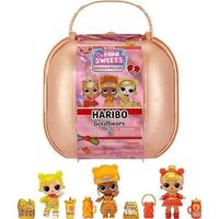 L.O.L. Surprise Loves Mini Sweet x Haribo - 3 poupées 7,5cm - Thème Haribo - Accessoires - Surprise liquide - Dès 4ans