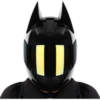Casque Batman, moto électrique approuvée DOT-ECE pour hommes et femmes, casque intégral de Motocross de course cool B,M