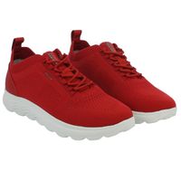 Basket à Lacets Geox U Spherica A Knitted - GEOX - Homme - Rouge - Textile - Lacets