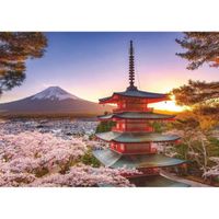 Puzzle 1000 pièces Cerisiers en fleurs du Mont Fuji - Adultes, enfants dès 14 ans - Paysages - 17090 - Ravensburger