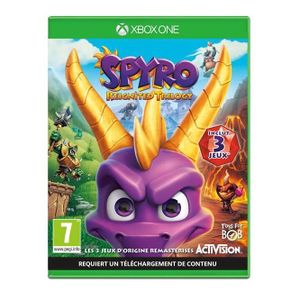 JEU XBOX ONE Spyro Reignited Trilogy Jeu Xbox One + 1 Porte Clé