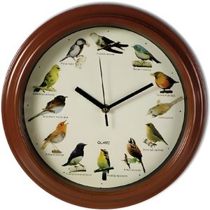 horloge pendule murale oiseau mésange mignon personnalisé prénom au choix réf 63 