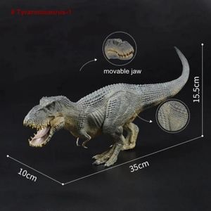 FIGURINE - PERSONNAGE Tyrannosaure-1 - Jouet de Simulation de dinosaure 