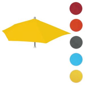 TOILE DE PARASOL Toile de rechange pour parasol demi-rond Parla 300cm UV 50+ 3kg jaune