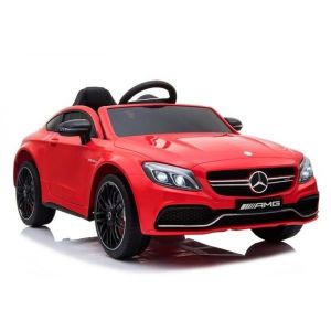 VOITURE ELECTRIQUE ENFANT Voiture électrique Mercedes C63 Rouge - Pack Luxe 
