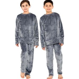 PYJAMA Pyjamas A2Z 4 Kids Polaire Chaude Twosie Cou Rond Garçons Filles Vêtements De Nuit Ensemble 5-13