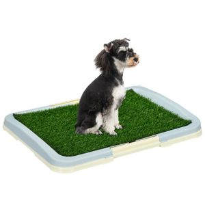 GAZON ARTIFICIEL PawHut Toilette pour chien tapis de dressage du pi