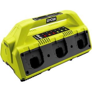CHARGEUR MACHINE OUTIL Chargeur de batterie 6 ports RYOBI 18V OnePlus Lithium-ion RC18627