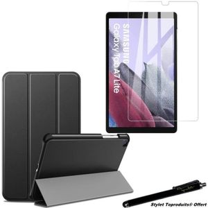 HOUSSE TABLETTE TACTILE Coque Smart Noir Premium pour Samsung Galaxy Tab A7 Lite 8.7