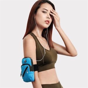 SAC DE SPORT RUNING-SAC DE SPORT Mixte -Équipement de fitness mignon sac de bras de téléphone portable en cours d'exécution- light bleu S NS™