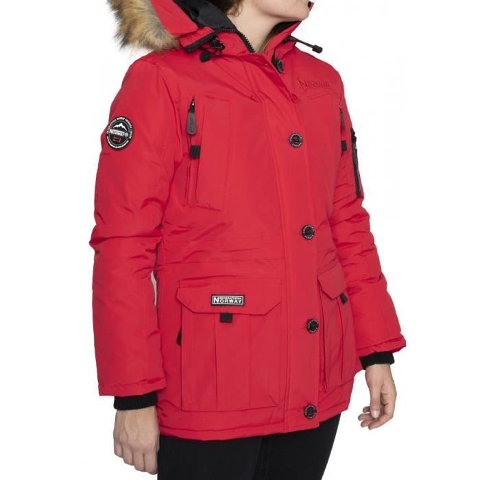 GEOGRAPHICAL NORWAY Doudoune AIRLINE Rouge - Femme Rouge - Cdiscount  Prêt-à-Porter