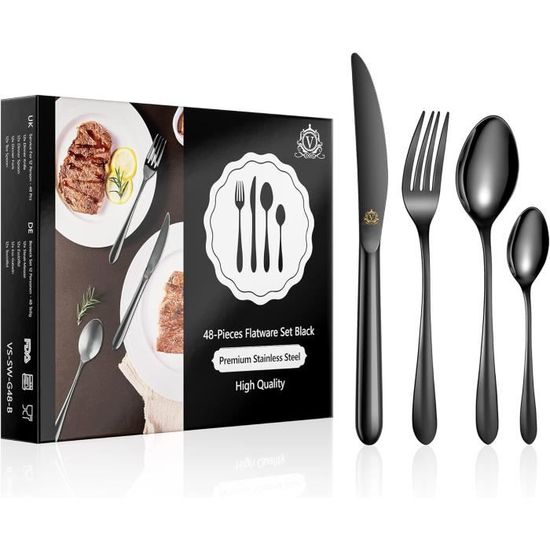 Rösle Élégance - Ménagère 60 pièces en acier inox