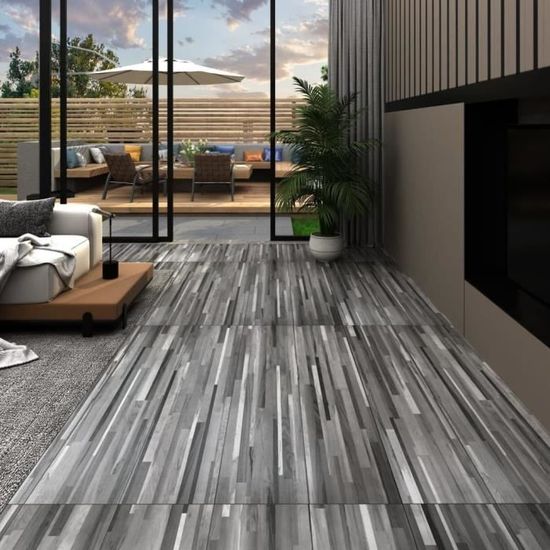 🦖3018Ergonomique Magnifique- Planches de plancher-Tapis de Porte Paillasson Tapis Entree Tapis salon revêtements de sol PVC 4,46 m²