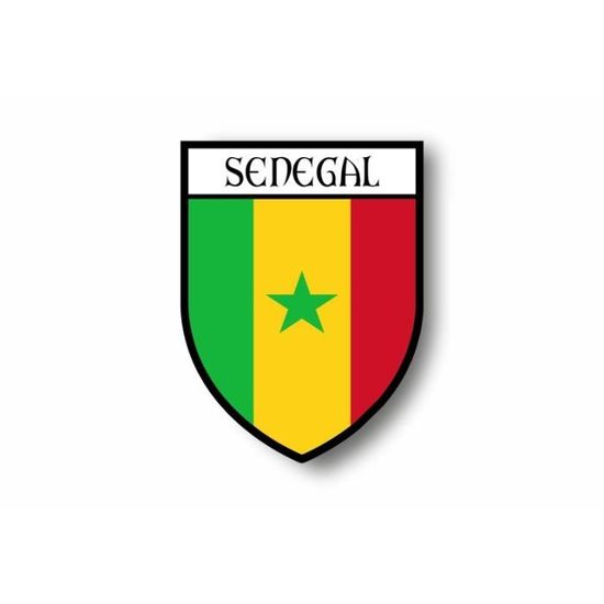 4 Adesivi Strisce Bandiera Senegal Per Auto E Moto – Vinile Ritagliato, Per Esterni 5 Anni, Tuning