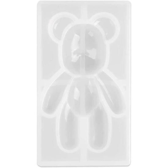 Moule À Glace En Silicone En Forme D'Ours 6 Grilles Avec Couvercles