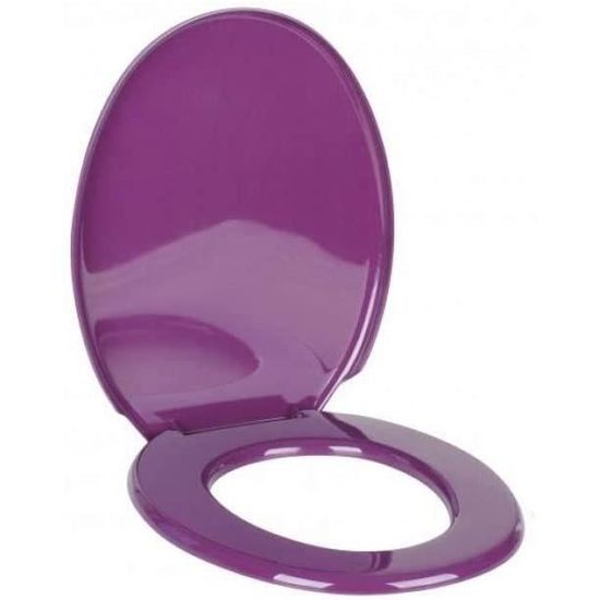 Abattant WC mauve 243 Cdiscount Bricolage