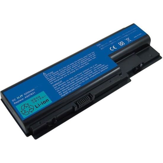 Batterie pour Ordinateur portable Acer Aspire 7730g type as07b32, as07b42 11.1v - 4400mah