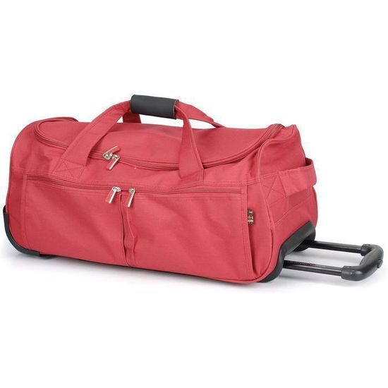 Valise Souple David Jones à Roulettes - Grande Taille 120L (76x38.5x41.5 Cm) - Toile Polyester 600D Résistante - Cabine Aussi Disponible - 2