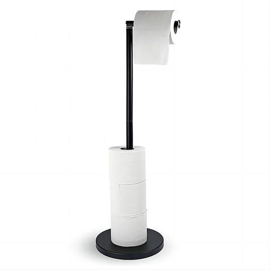 KES Porte Papier Toilette sur Pied Porte Rouleau Papier Toilette Dérouleur Papier Toilette Salle de Bain avec Base en Marbre Blanc Moderne Acier Inoxydable SUS304 Moderne Or Brossé, BPH285S1-BZ