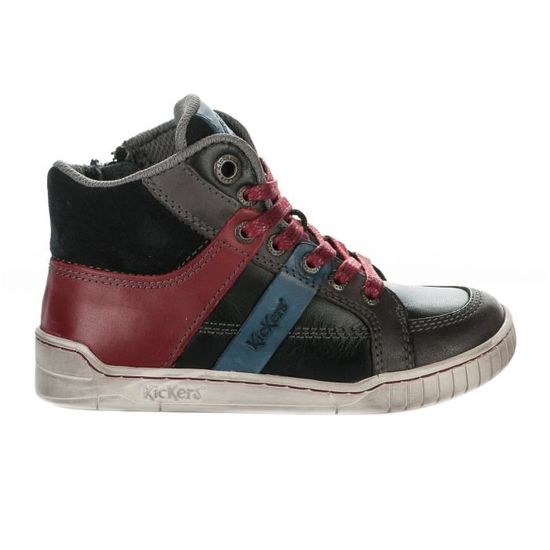KICKERS Baskets Wincut Noir Enfants Noir Cdiscount Chaussures