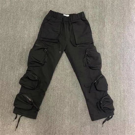 Jean Baggy Garçon Large à Cordon - Pantalon Denim Stretch Décontracté Streetwear Enfant